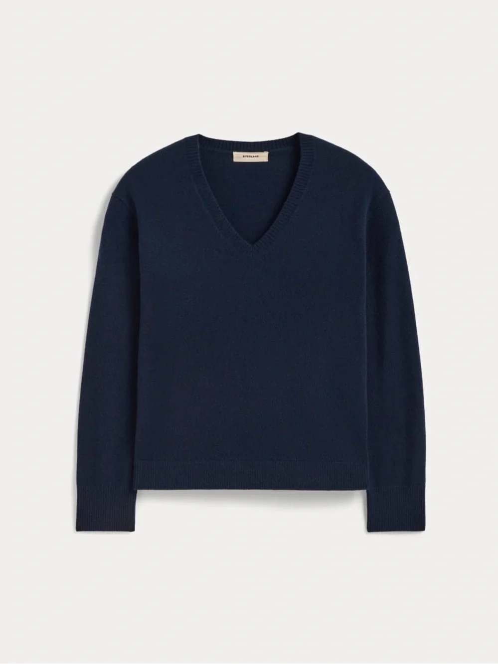 Everlane The Classic V In Cashmere Navy V Neck Sweater XS NWT 100% Cashmere